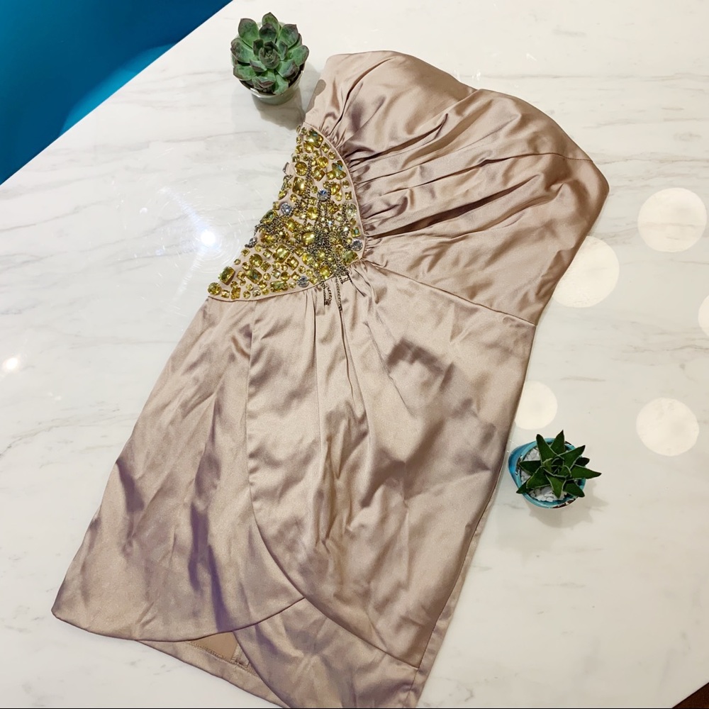 Champagne color Prom Dress